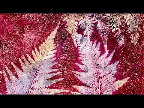 6. Gel Printing with Botanicals