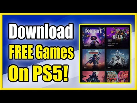 How to Download ALL FREE Games on PS5 (Free to Play, PS Plus, PS Collection)