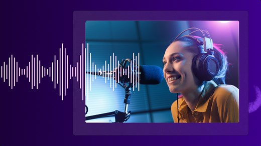 How to add audio visualizer to videos online | Clipchamp Blog