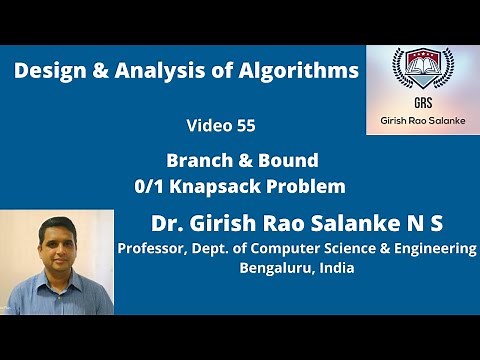 55 Knapsack Problem using Branch & Bound