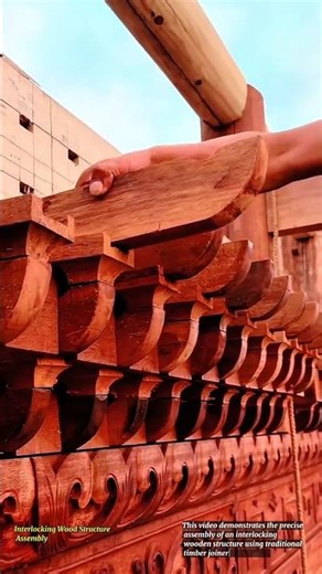 Interlocking Wood Structure Assembly