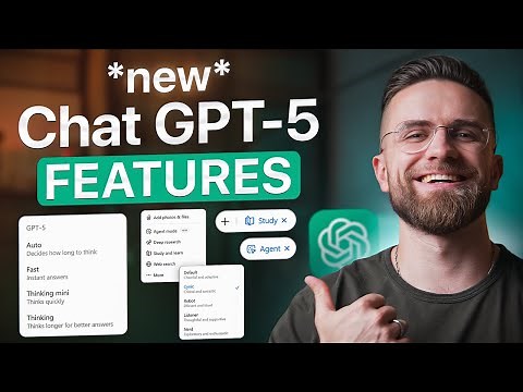 GPT 5 Features Explained in 20 Minutes! (Full Guide for Beginners)