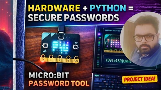 Hardware-Based Password Generator using BBC micro:bit and Python | Project Idea | Rai Bahadur Singh