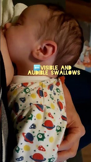 Nutritive Sucking during Breastfeeding | Active drinking & milk transfer