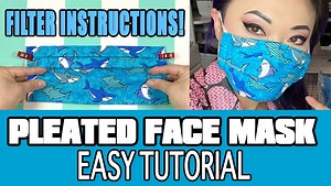 Hi everyone! I made this easy to follow face mask tutorial and hope that it will be helpful to you! Before you start making masks, please read the following: Wearing a mask DOES NOT mean you don’t need to socially distance or wash your hands very often—doing all three together is essential! According to the Centers for Disease Control: "We now know from recent studies that a significant portion of individuals with coronavirus lack symptoms ('asymptomatic') and that even those who eventually deve