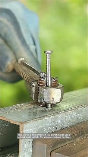 Homemade Nail-Setting Guide for Precision Striking