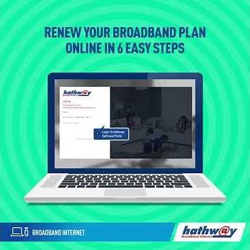 Renew your broadband plan online in 6 easy steps - Hathway Broadband