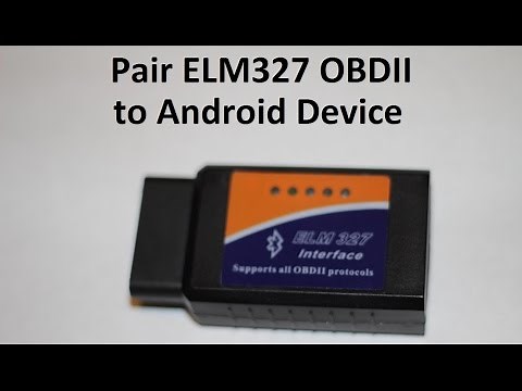 ELM327 OBDII Interface Android Pairing