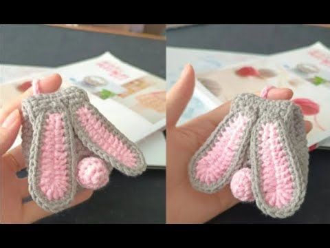 Bunny Ears Mini Bag Crochet Tutorial Visit https://www.dailycrochet.com/ for More FREE patterns and tutorials. | DailyCrochet.com