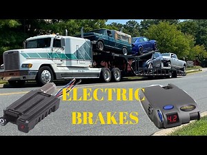 How to run an electric brake trailer with SEMI with air brakes. Fld120 with electric brake trailer.