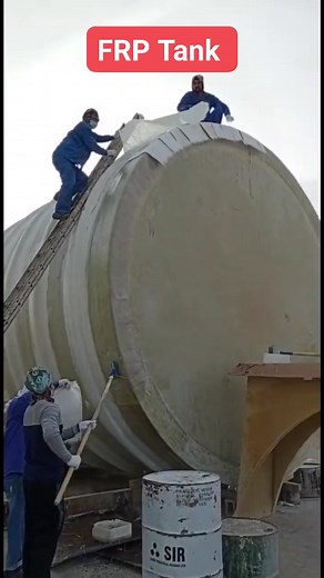 💥( FRP tank ) ! #StorageTank #APICode#API650 #TankConstruction#TankFabrication #TankErection#WeldingInspection #NonDestructiveTestin#QualityControl #OilAndGas #MechanicalEngineering #ProcessIndustry#EngineeringSkills #IndustrialProjects #TanksEngineering #FabricationAndErection g #coating #Painting #Pressure_vessel #Industry #Oil_and_Gas #Engineering_skills_academy | Engineering Skills
