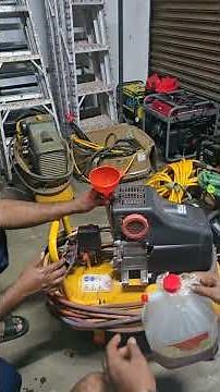 Air compressor oil change procedures | Maintenance