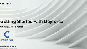 Getting started with dayforce