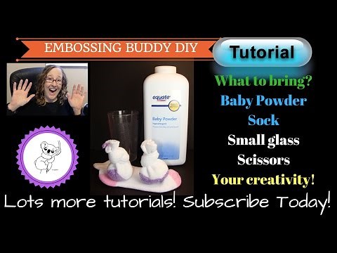 How to make your own Embossing Buddy! DIY Embossing Buddy TUTORIAL