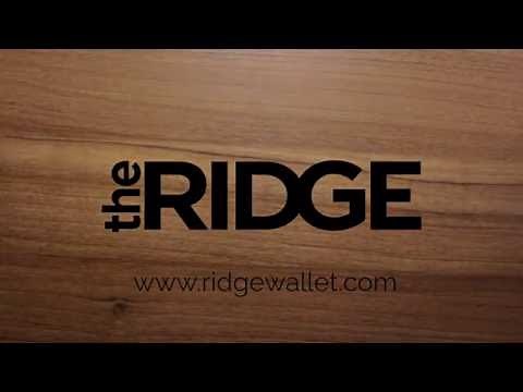 The Ridge Wallet - Getting Started