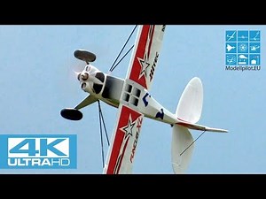 FUNCUB XL MULTIPLEX RC AEROBATIC AIRSHOW FLIGHT CHRISTIAN SINGER ELAPOR MODEL SEGELFLUGMESSE [4K]
