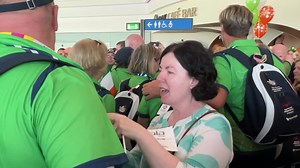 There were some very special scenes in the Arrivals hall of Terminal 2 at Dublin Airport on Monday as hundreds of excited loved ones gathered to welcome back Ireland’s heroic Special Olympics team. The airport team were on hand as they landed back on Irish soil after winning an incredible 75 medals at the Special Olympics in Berlin. Congratulations to all of the competitors - you have made us all very proud! It was our pleasure to host your homecoming at Dublin Airport. | Dublin Airport