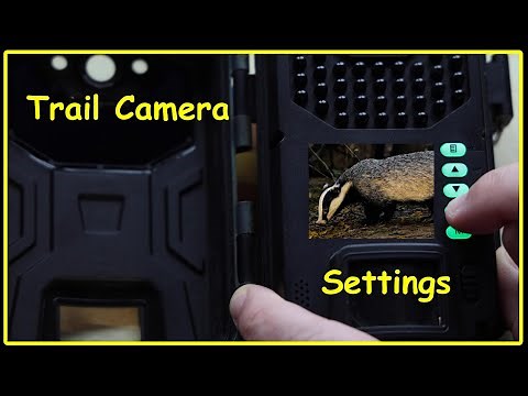 Trail Camera Settings