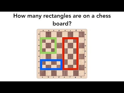 How many rectangles are on a chess board? (HSC counting techniques)