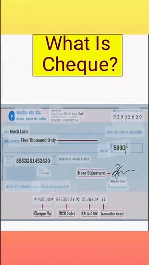 What Is Cheque? I Bank Cheque kya hota hai I#cheques