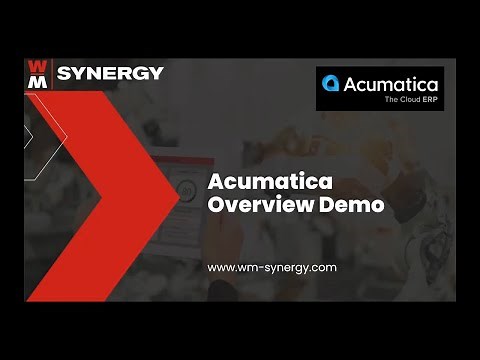 Acumatica ERP Overview Video