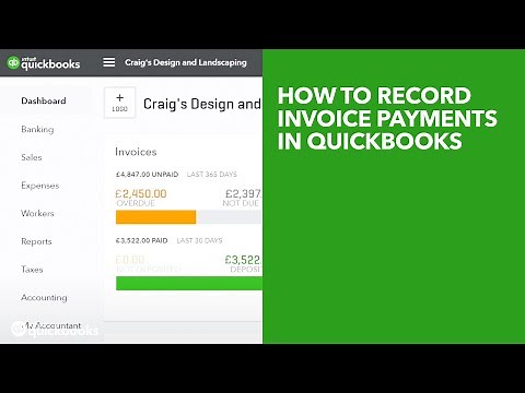 How to Record Invoice Payments in QuickBooks