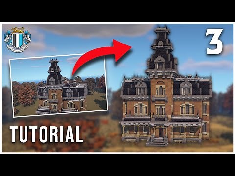 Minecraft : Haunted Second Empire Mansion Tutorial - Part 3