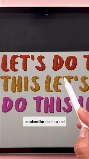 Retro Lettering in Procreate + Free Font!