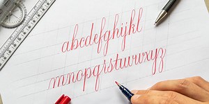 Brush Calligraphy Alphabet - a to z (Lowercase Letters)