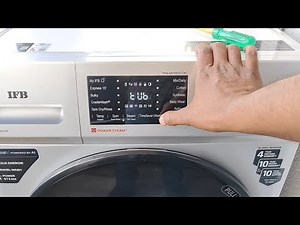 How to use ifb front load washing machine | how to active tub clean program in ifb washing machine