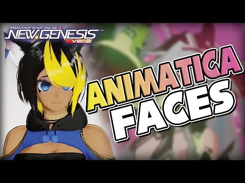 PSO2 NGS || Animatica Face - New Anime Style Character Customization