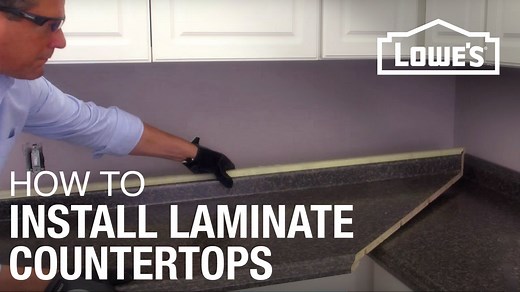 How to Install Laminate Countertops | Lowe's