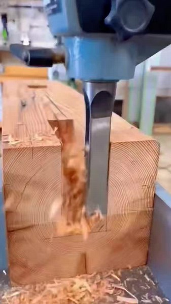 Efficient Square Hole Drill for Woodworking Projects