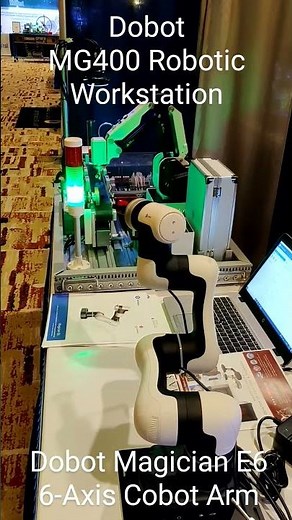 Dobot Magician E6 cobot and MG400 Workstation robotic arms from Afinia 3D
