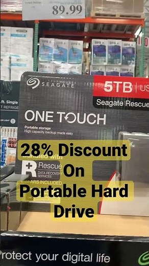 Costco: Seagate One Touch 5TB Portable Hard Drive wth Rescue Data Recovery Services on Bumper Offer