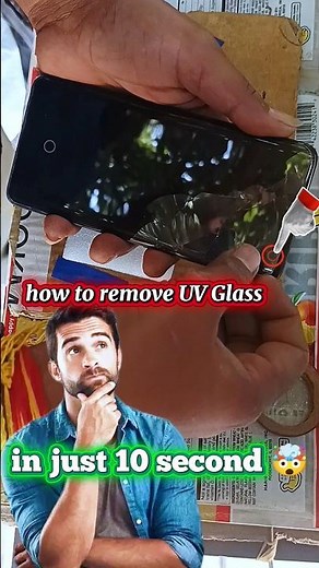 How to Remove Screen Protector | in 10 Seconds 😱 | No Tool, No Damage Trick! #shotrs