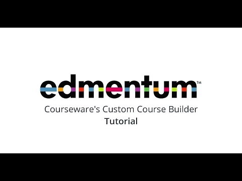 Courseware's Custom Course Builder - Tutorial