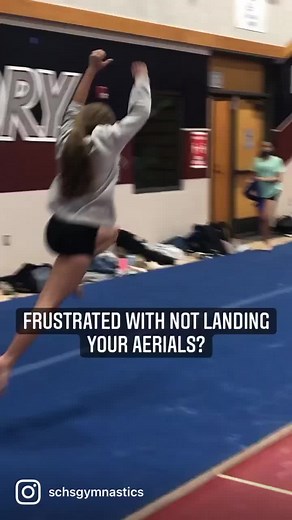 Frustrated with your aerial? Here are some of our favorite drills! #highschoolgymnastics #drills #aerials #acro #drilltheskill #gymnasticsdrills #gymnasticsfails #gymnasticstraining #schsgymnastics #letsgo