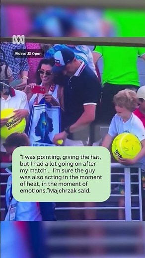 The US Open hat-snatching CEO has apologised | ABC NEWS