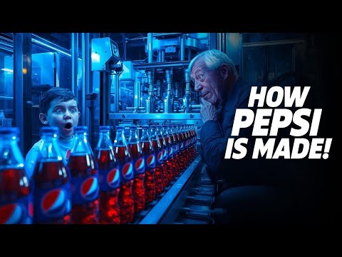 “Inside the Pepsi Factory: How Millions of Bottles Are Made Every Day!”