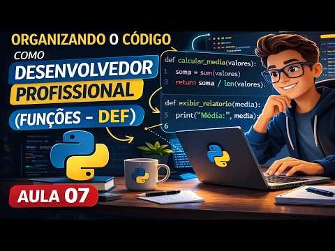 Organizando o Código como Desenvolvedor Profissional (Funções - def) - Aula 07