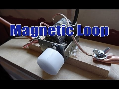 Magnetische Magnetic Loop Antenne Kurzwelle Indoor DIY Eigenbau