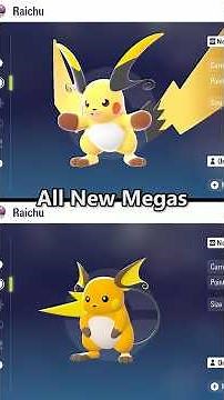 All New Mega Evolutions in the DLC of Pokémon Legends: Z-A
