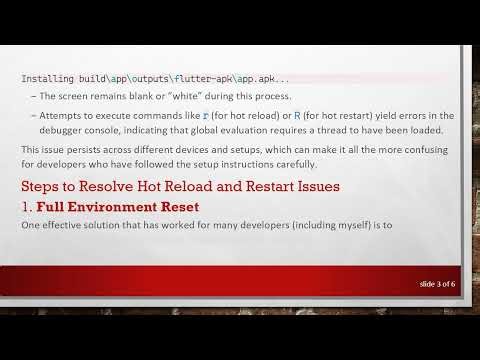 Solve the Mysterious Issue of Flutter Hot Restart and Hot Reload Buttons Being Greyed Out