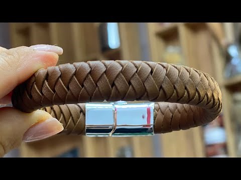 How to Braid a 6-Strand Leather Bracelet | Leathercraft Tutorial