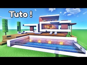 Petite Maison Moderne ! - TUTO MINECRAFT