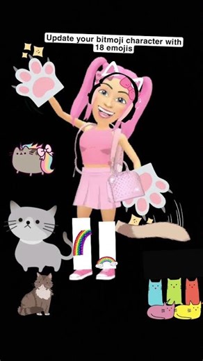 Make a bitmoji character with 18 emojis #roblox
