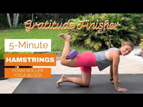 5-Minute Hamstring Exercises Without Weights | No-Impact Home Workout for Women