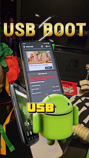 How to create a bootable USB to install an operating system from your Android phone (ISO2USB #Linux)