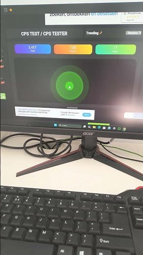 Trying the cps test for fun